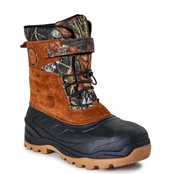 NEW Ozark Trail Men's Suede Thinsulate Pack Snow Boots Size 12 Available - Picture 1 of 6